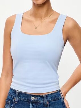 NWT Old Navy Double Layer Scoop Neck Tank Top